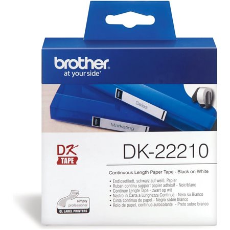 Cinta de Papel Continua BROTHER 29mm 30.48m (DK-22210)