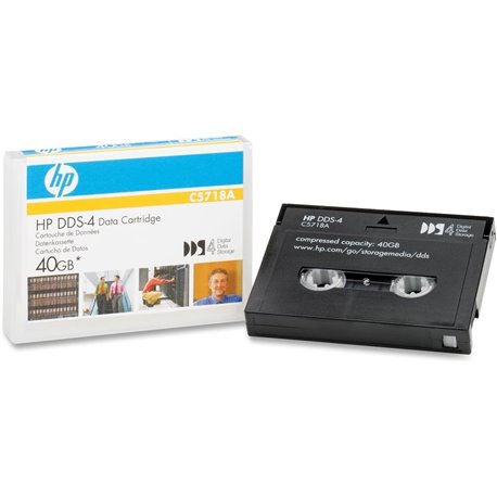 Cartucho de Datos HP DDS-4 40Gb Negro (C5718A)