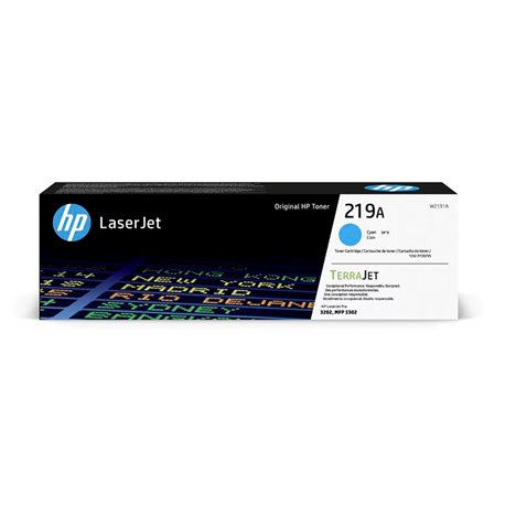 Toner HP LaserJet 219A Cian 1200 páginas (W2191A)