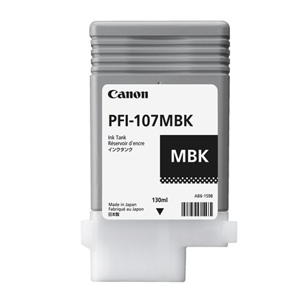 Tinta Canon PFI-107MBK Negro Mate (6704B001)