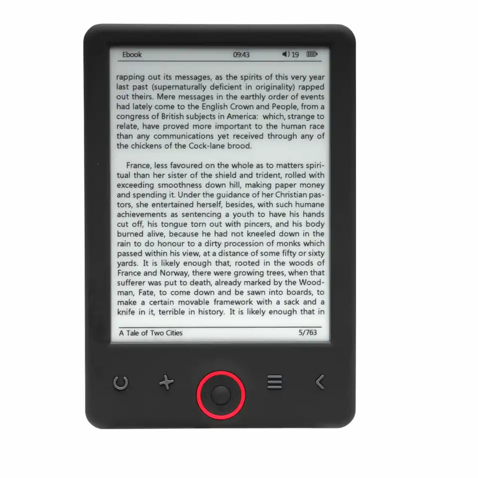 eBook DENVER 6" 1024x758 4Gb mUSB Negro (EBO-635LMK2)