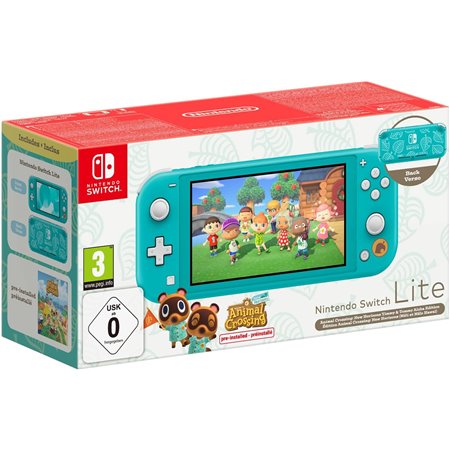 Consola Nintendo Swicth Lite+Animal Turquesa (10014333)