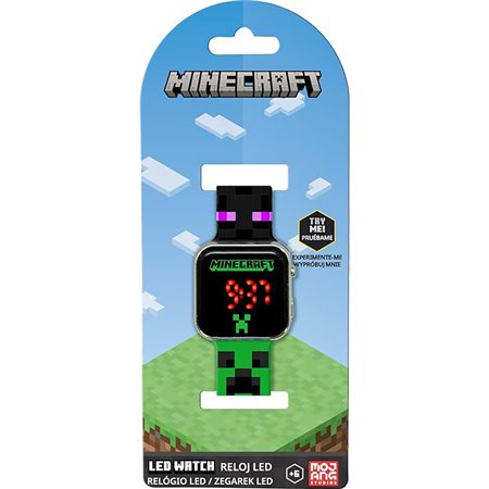 Reloj KIDS LICENSING Led Minecraft (KIDIN4165)