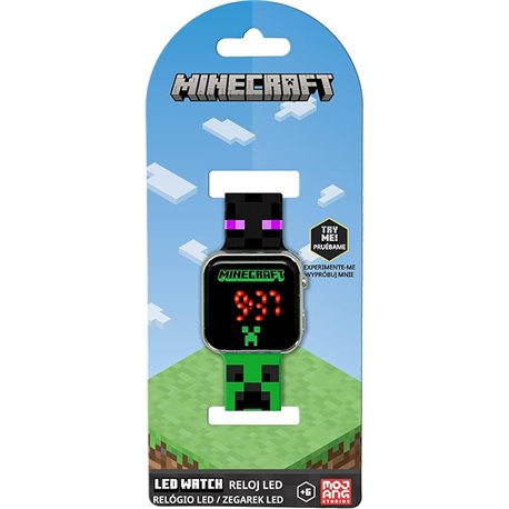 Reloj KIDS LICENSING Led Minecraft (KIDIN4165)