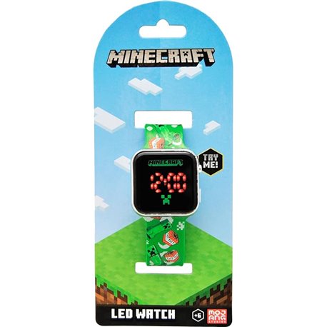 Reloj KIDS LICENSING Led Minecraft (KIDIN4272)