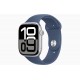 Apple Watch Series 10 GPS 46mm Plata/Azul (MWWL3QL/A)