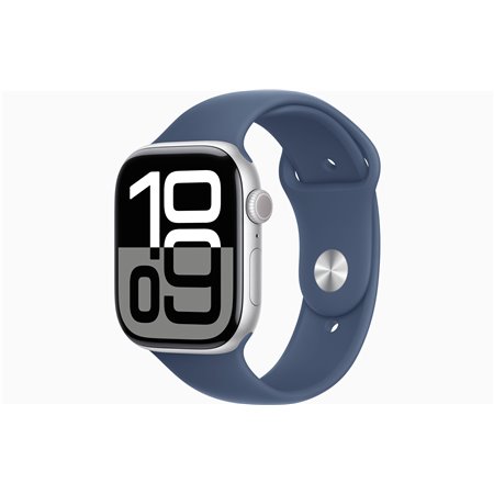 Apple Watch Series 10 GPS 46mm Plata/Azul (MWWL3QL/A)