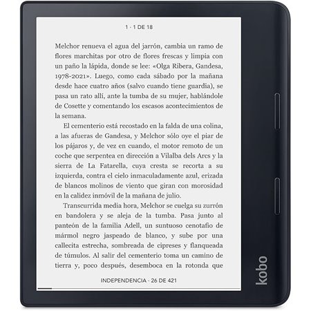 eBook KOBO Sage 8" 32Gb WiFi BT Negro (N778-KU-BK-K-EP)