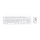 Teclado+Raton TRUST ODY II Wireless Blanco (25467)