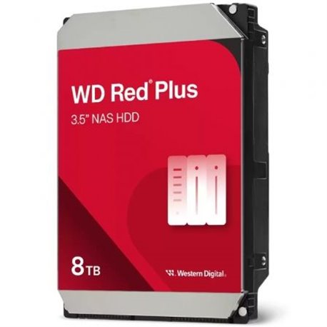 Disco WD Red Plus 3.5" 8Tb SATA3 256Mb (WD80EFPX)