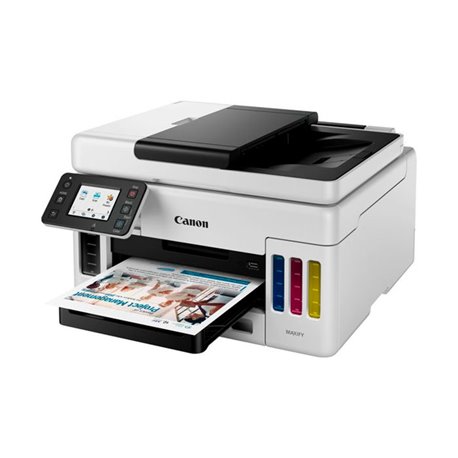 IMPRESORA CANON MAXIFY GX6050 MEGATANK MFP COLOR RJ/45WIFI WHITE