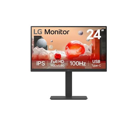 Monitor LG 24" IPS FHD USB-A/C HDMI Negro (24BA650-B)