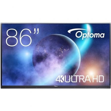 Pantalla Optoma 86" 5862RK+ 4K UHD Negra (H1F0C0LBW101)