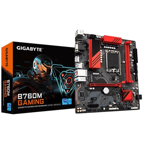 GIGABYTE B760M GAMING: (1700) 2DDR5 DP VGA HDMI mATX