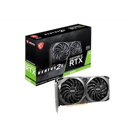 TARJETA DE VIDEO MSI RTX3060 VENTUS 2X OC 12GB DDR6