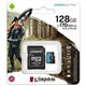 Kingston Micro SDXC 128Gb Clase 10 + Adap (SDCG3/128GB)