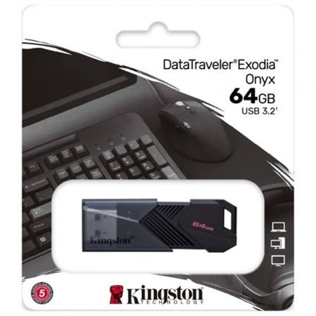 Pendrive Kingston Exodia Onyx 64Gb USB-A (DTXON/64GB)