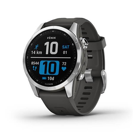 Smartwatch GARMIN Fenix 7S 42mm Plata/Gri(010-02539-01)