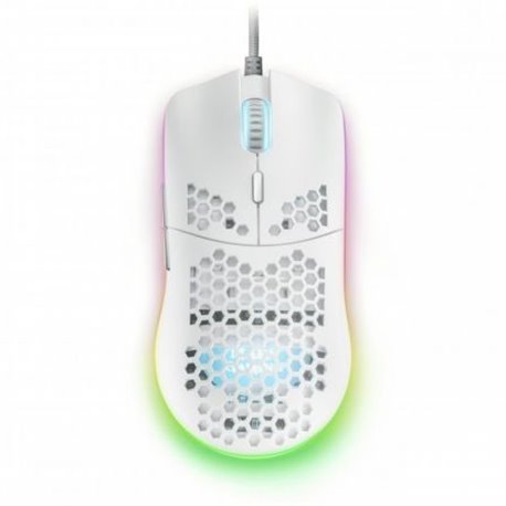 Ratón Mars Gaming RGB USB-A 12400dpi Blanco (MMAXW)