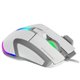 Ratón Mars Gaming Óptico RGB USB 12800dpi Blanco(MMXTW)