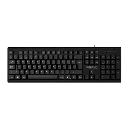 Teclado Approx USB 2.0 Negro (APPMX225)