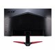 Monitor Gaming Acer KG241Y 24"  IPS FHD HDMI Negro/Rojo