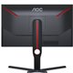 MONITOR GAMING AOC 24.5 240HZ MULTIMEDIA ERGONOMICO HDMI DP BLACK/RED