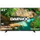 TELEVISOR DAEWOO 43 QLED 4K USB SMART TV ANDROID WIFI BLUETOOTH DOLBY