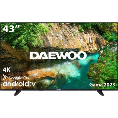 TELEVISOR DAEWOO 43 QLED 4K USB SMART TV ANDROID WIFI BLUETOOTH DOLBY