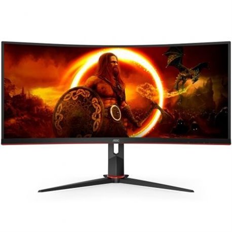 MONITOR GAMING AOC 34 CURVO 180HZ 2K WQHD ULTRAWIDE ERGONOMICO HDMI DP