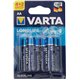 Pilas VARTA Longlife Power AA LR6 Blister 6 (4+2)