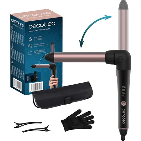 Rizador Pelo CECOTEC TwistWaves 25mm (A01_EU01_100003)