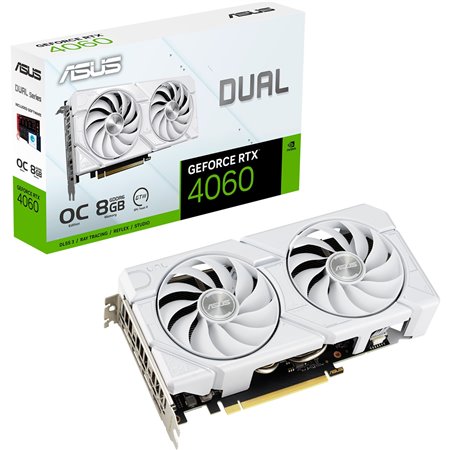 ASUS DUAL RTX4060 O8G EVO WHITE 8Gb (90YV0JCB-M0NA00)