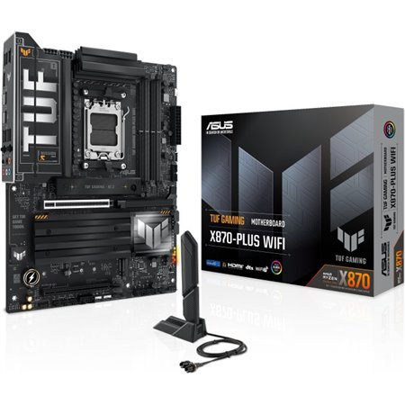 ASUS TUF GAMING X870-PLUS WIFI: (AM5) 4XDDR5 HDMI ATX