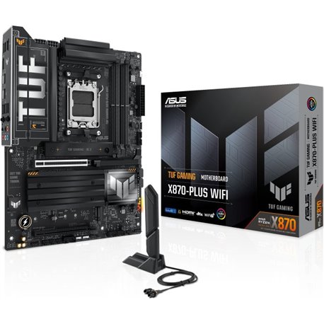 ASUS TUF GAMING X870-PLUS WIFI: (AM5) 4XDDR5 HDMI ATX