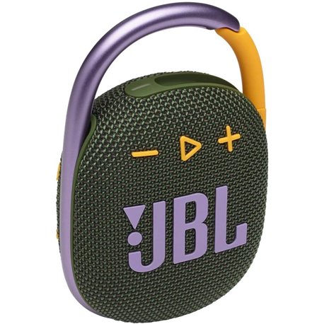 Altavoz JBL Clip 4 1.0 5W Bluetooth Verde (JBLCLIP4GRN)