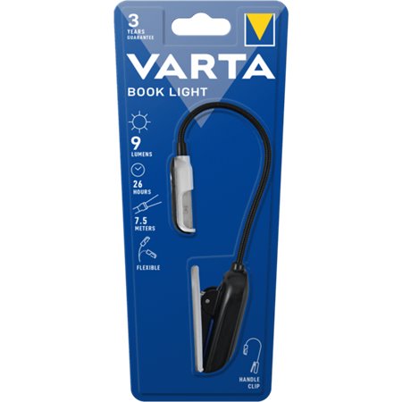 Luz para Libro Varta LED con Pinza 2CR2032(16618101421)