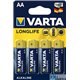 Pilas Varta Longlife AA Blister 4 (4106101414)