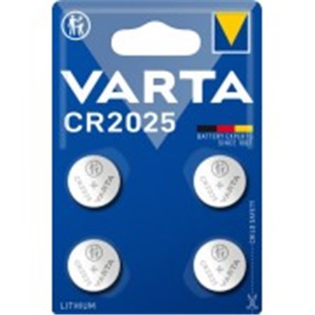 Pilas Varta Lithium Coin CR2025 Blister 4 (6025101404)