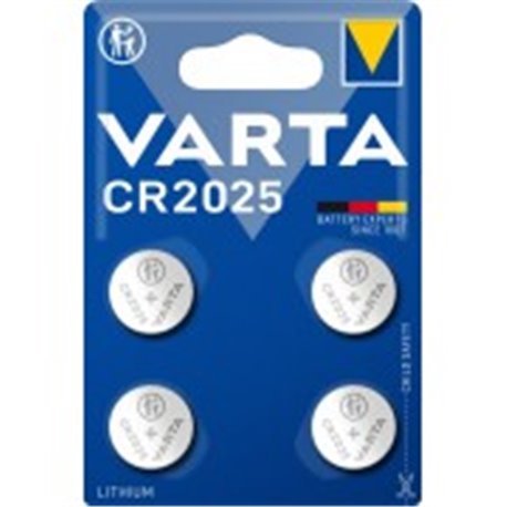 Pilas Varta Lithium Coin CR2025 Blister 4 (6025101404)
