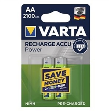 Pilas Recargables Varta AA Blister 2 (56706101402)