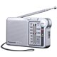Radio FM Portátil Panasonic Plata (RF-P150DEGS)