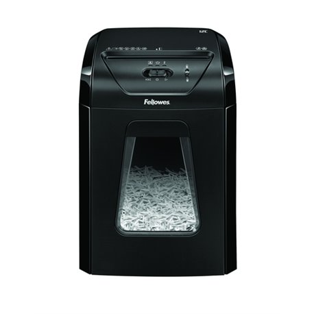 Destructora Fellowes 12C 19L P-4 Negra (7120101)