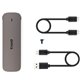 Caja TooQ SSD M.2 NGFF USB-C 3.1 Marron (TQE-2202BR)