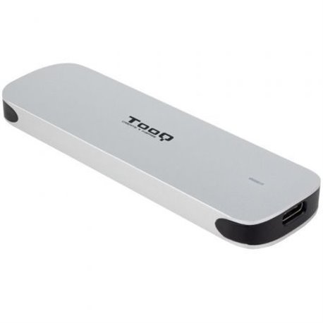 Caja TooQ SSD M.2 SATA USB-C 3.0 Plata (TQE-2202S)