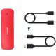 Caja TooQ SSD M.2/NVMe/PCIe USB-C 3.1 Roja (TQE-2201R)