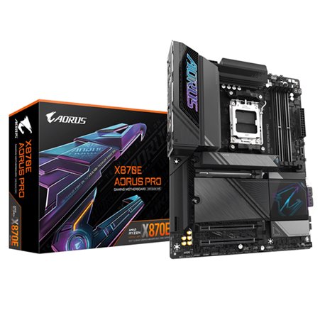 GIGABYTE X870E AORUS PRO: (AM5) 4DDR5 DP HDMI ATX WIFi