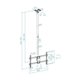 Soporte Techo TOOQ 43-86" Gira/Inc. (LPCE1186TSLI-XL-B)