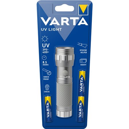 Linterna Varta Luz UV LED LR03/AAA Plata (15638101421)