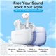 Auriculares Vention ELF E03 Bluetooth 5.3 Azul (NBHS0)